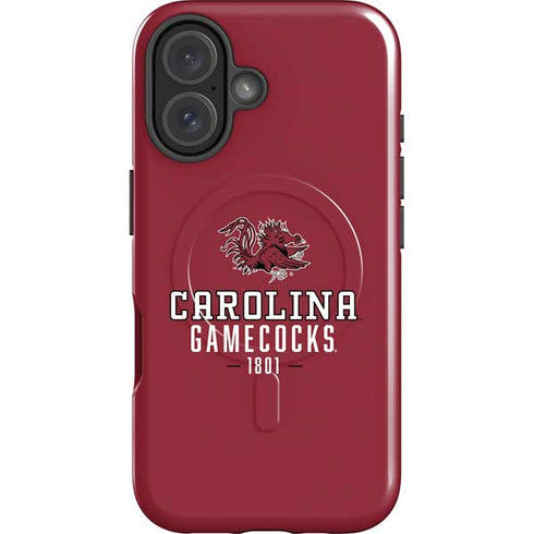 University of South Carolina Gamecocks Red iPhone 16 Plus Magsafe Impact Case